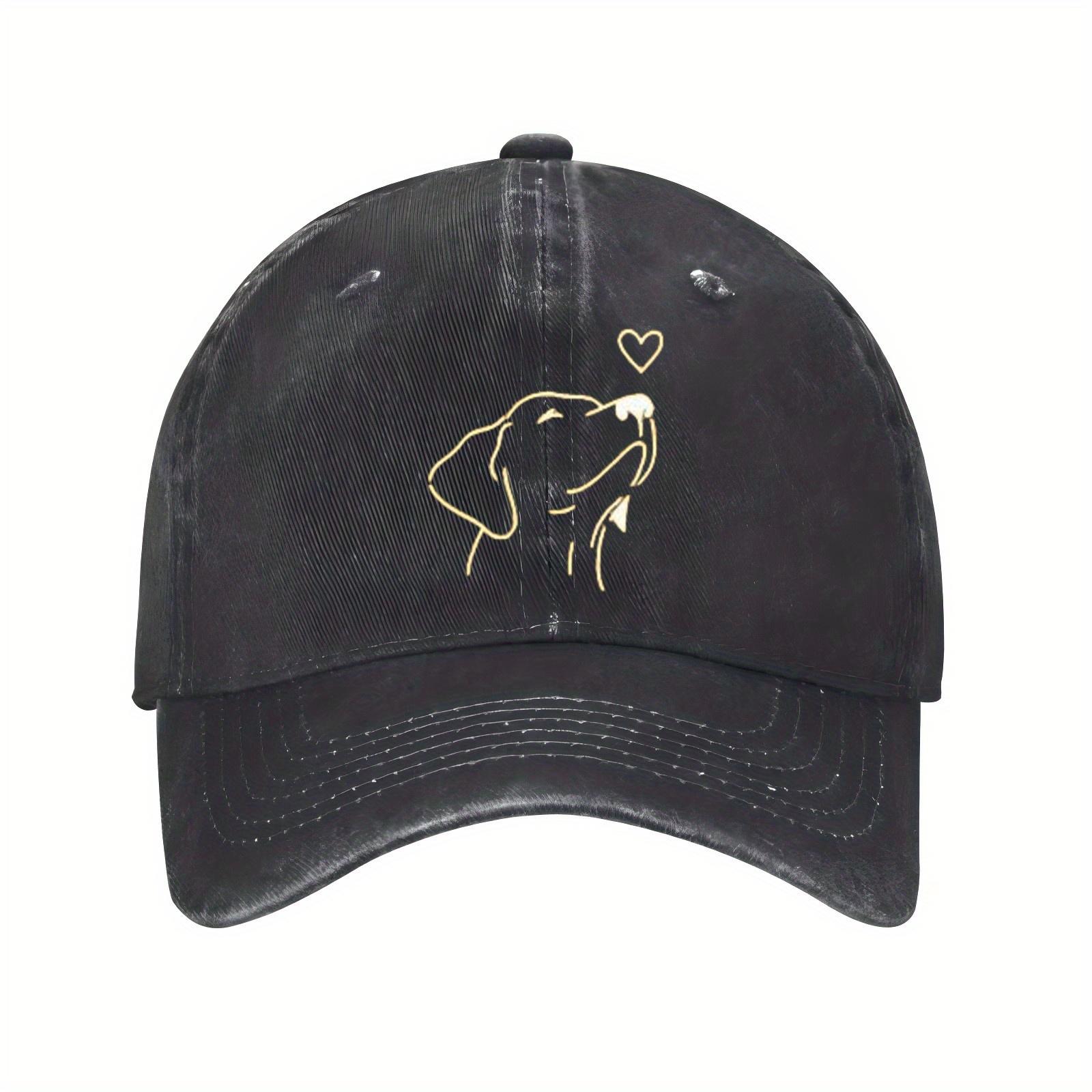 Dog Love Outline Print Baseball Denim Cap Breathable Polyester Casual Adjustable Hat for Unisex Adults One Size
Dog Love Outline Print Baseball Denim Cap Breathable Polyester Casual Adjustable Hat for Unisex Adults One Size