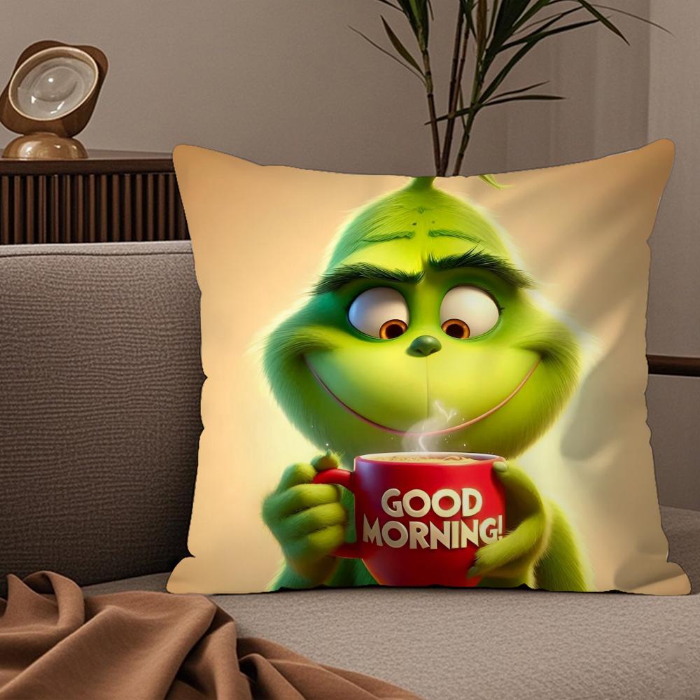 Christmas Movie TThe GGrinch Cushion Cover Plush Fabric Soft DoubleSided Printed Sofa Warm Winter Home Child Gift Pillow Case 30X30cm
Christmas Movie TThe GGrinch Cushion Cover Plush Fabric Soft DoubleSided Printed Sofa Warm Winter Home Child Gift Pillow Case 30X30cm