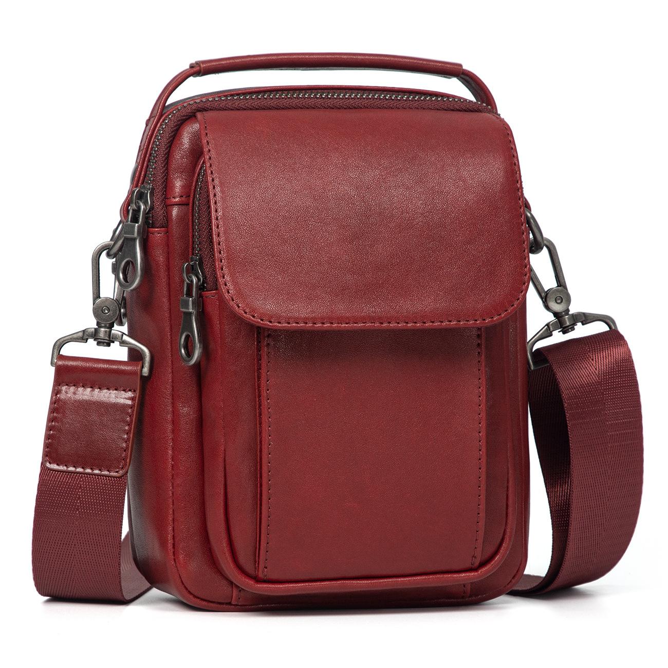 Minimalist Men s Genuine Leather Crossbody Bag, Trendy Napa Leather Waterproof Korean Version Small Phone Bag, Casual Shoulder Bag бордовий
Minimalist Men s Genuine Leather Crossbody Bag, Trendy Napa Leather Waterproof Korean Version Small Phone Bag, Casual Shoulder Bag бордовий