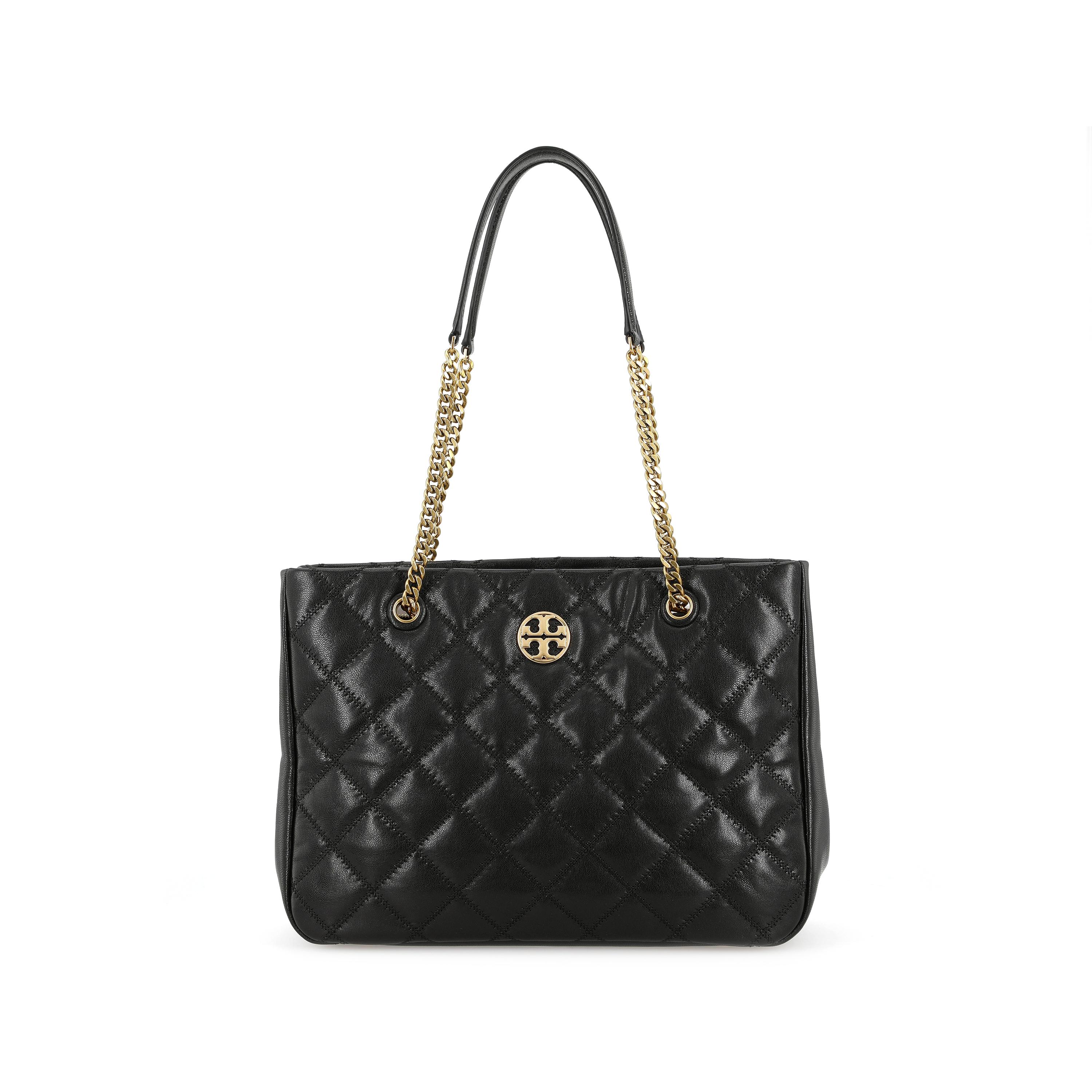 Tory Burch Willa Quilted Chain Strap Leather Tote Bag Women tote Black 148250-001 Basic Set (Bag+Dust Bag)
Tory Burch Willa Quilted Chain Strap Leather Tote Bag Women tote Black 148250-001 Basic Set (Bag+Dust Bag)