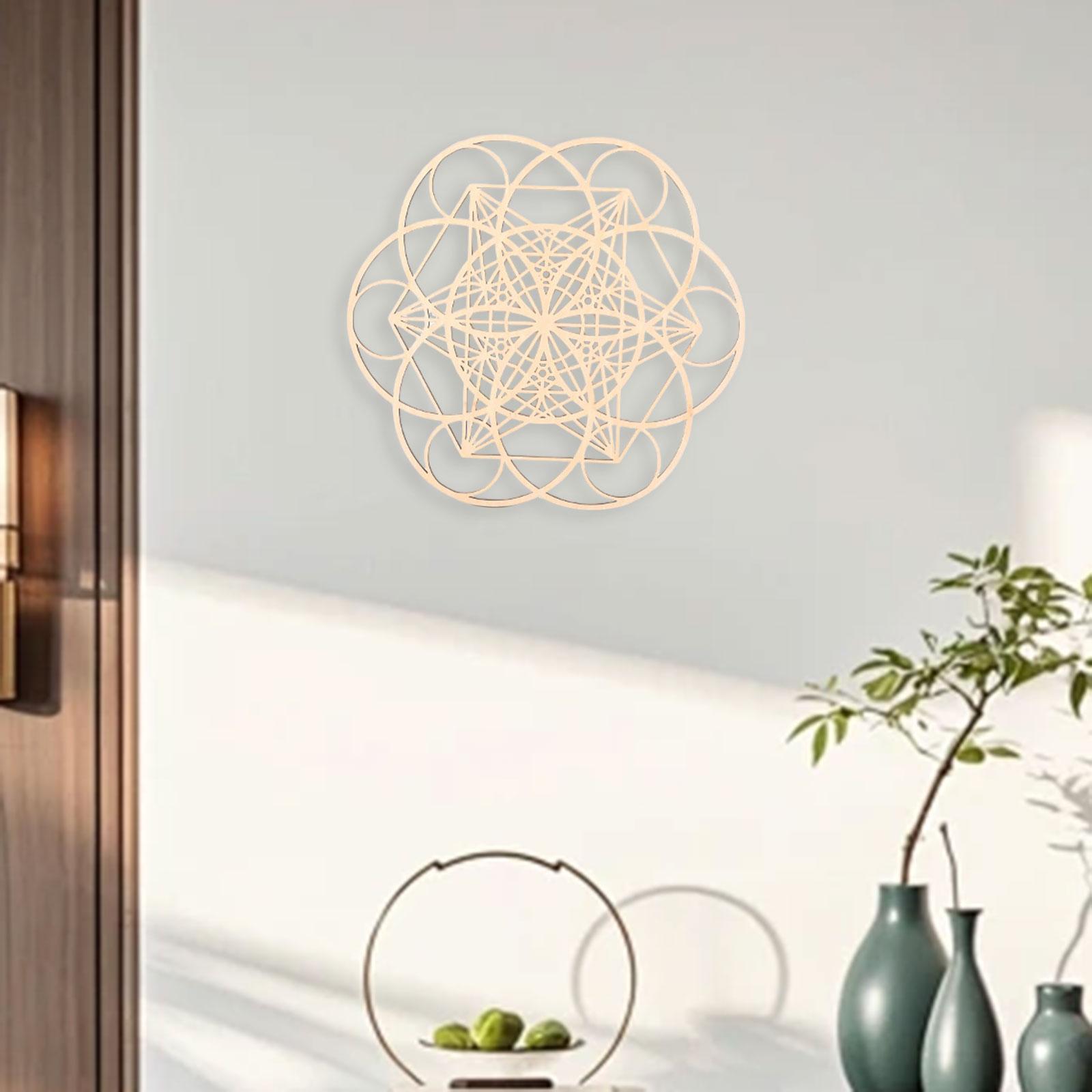 Geometric Wood Wall Art Hollow Craft Traditional 11.8 Wooden Wall Decor Abstract Ornament for Dining Room Farmhouse Bedroom
Geometric Wood Wall Art Hollow Craft Traditional 11.8 Wooden Wall Decor Abstract Ornament for Dining Room Farmhouse Bedroom