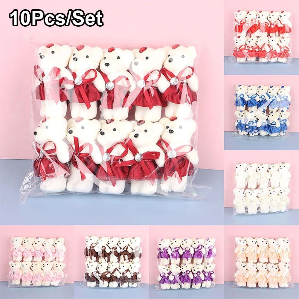 10Pcs/Set Soft Bear Doll Cartoon Valentine s Day Flower Bouquet New Bag Pendant Doll Beige
10Pcs/Set Soft Bear Doll Cartoon Valentine s Day Flower Bouquet New Bag Pendant Doll Beige