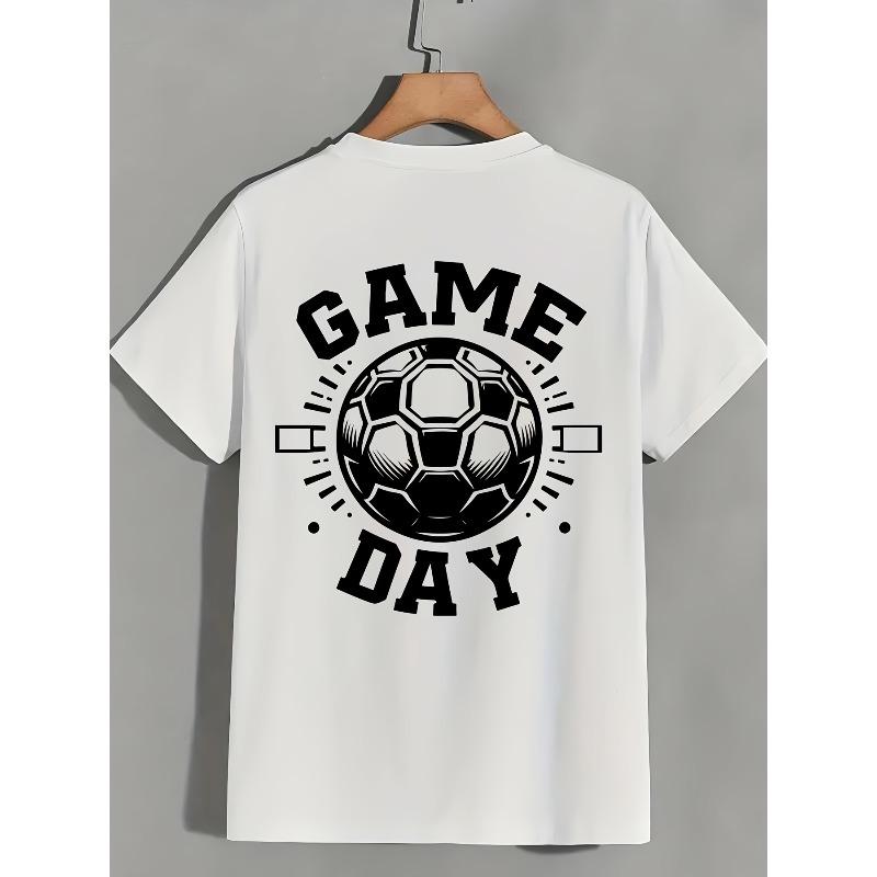 European Size Game Day Football T-Shirt for Men - Perfect Gift for Family And Friends, Ideal for Team Events, Casual Wear with Bold Print Design 4XL білий
European Size Game Day Football T-Shirt for Men - Perfect Gift for Family And Friends, Ideal for Team Events, Casual Wear with Bold Print Design 4XL білий