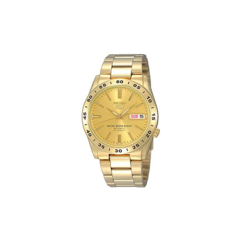 SEIKO 50 meters waterproof Automatic Steel Strap men and women same style gold dial SNKE06K1
SEIKO 50 meters waterproof Automatic Steel Strap men and women same style gold dial SNKE06K1