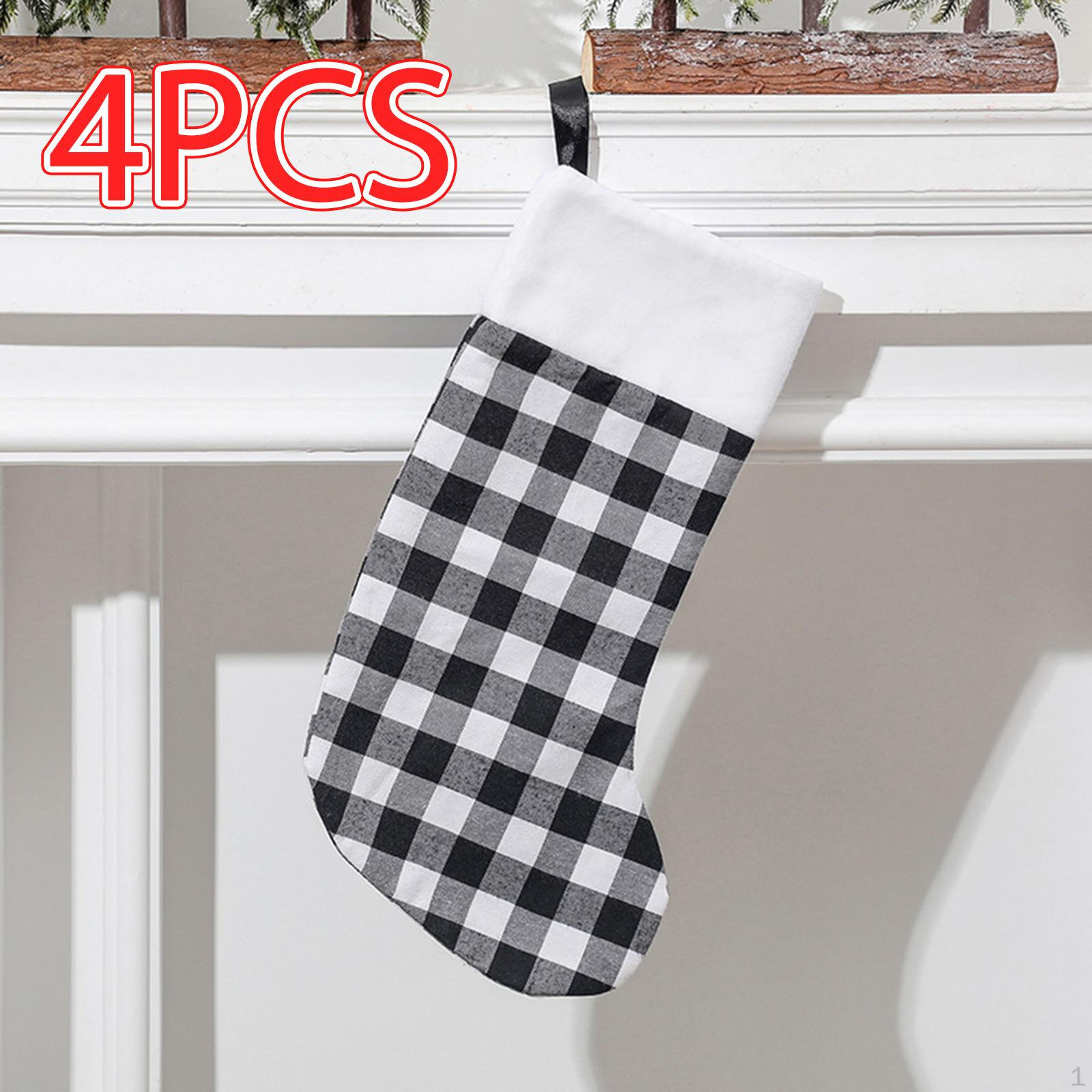 4Pcs Christmas Stockings /Xmas Fireplace Socks Portable Gift Bags Tree Hanging
4Pcs Christmas Stockings /Xmas Fireplace Socks Portable Gift Bags Tree Hanging