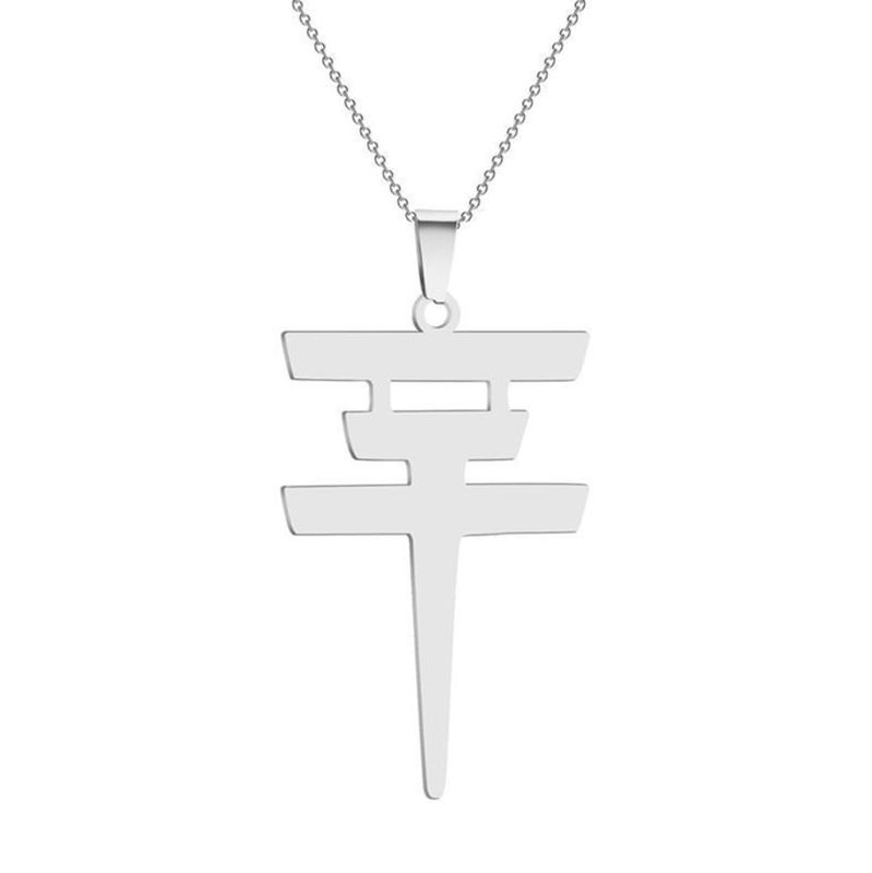 Minimalist Unisex Necklace Accessories Geometric Flash Pendant with Stainless Steel Chain Neck Chains Jewelry Adornment 1
Minimalist Unisex Necklace Accessories Geometric Flash Pendant with Stainless Steel Chain Neck Chains Jewelry Adornment 1