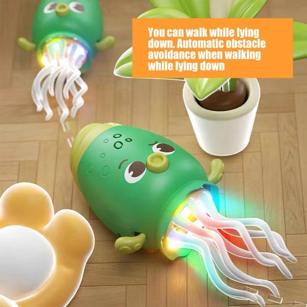 Interactive Crawling Interactive Octopus Toy USB Rechargeable Walking Dancing Octopus Halloween білий
Interactive Crawling Interactive Octopus Toy USB Rechargeable Walking Dancing Octopus Halloween білий