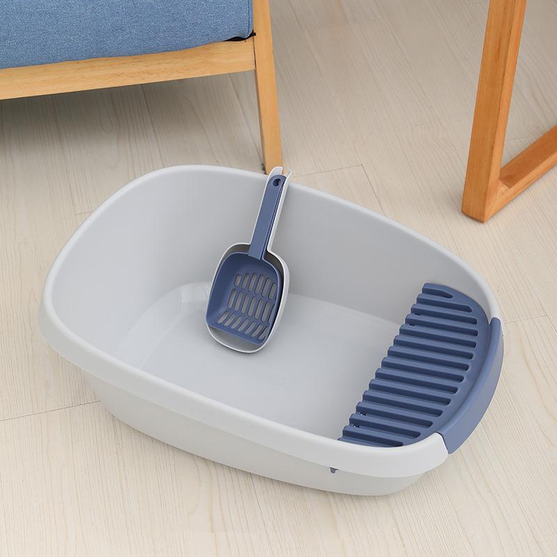 Відкритий напівзакритий великий котячий туалет із захистом від бризок Large open litter box for 15kg
Відкритий напівзакритий великий котячий туалет із захистом від бризок Large open litter box for 15kg