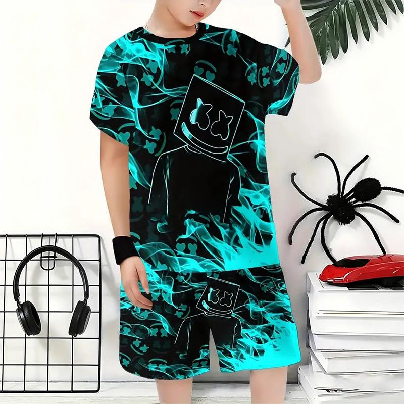 Kid Football t shirt shorts 2pices Children Soccer print Shirts Sportswear Child Football Tracksuit Boy Sports Suit 160
Kid Football t shirt shorts 2pices Children Soccer print Shirts Sportswear Child Football Tracksuit Boy Sports Suit 160