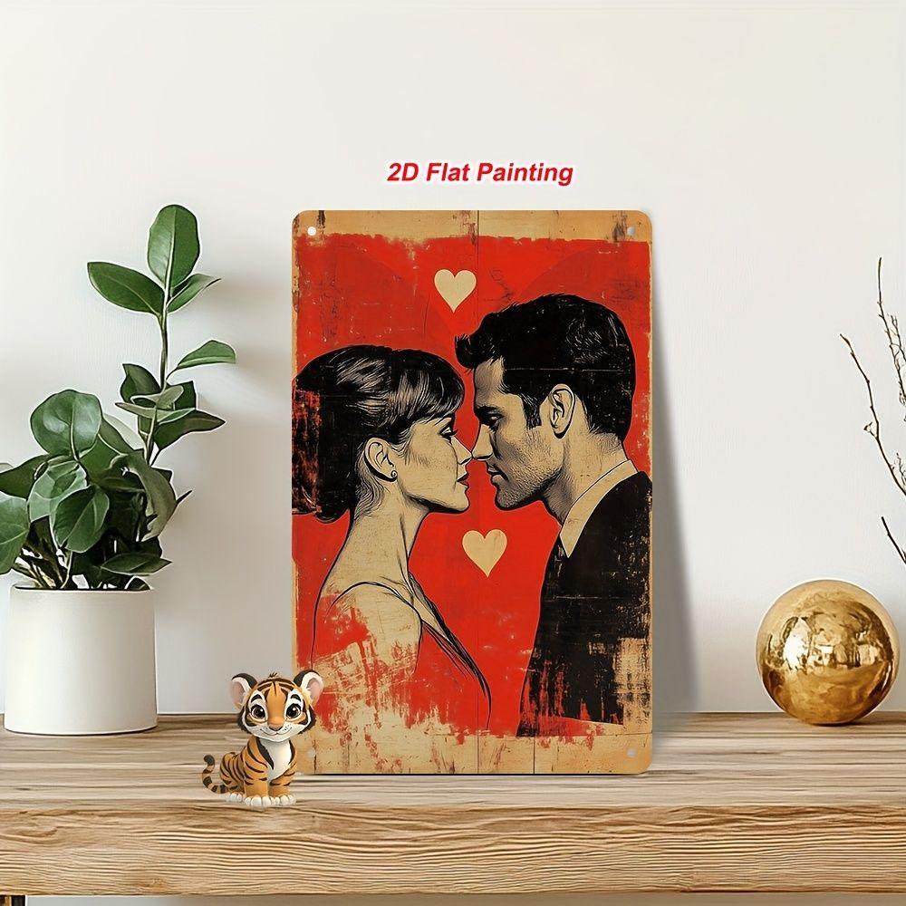 Vintage Valentine s Day Metal Decorative Painting Gift for Couples Bedroom Living Room Cafe
Vintage Valentine s Day Metal Decorative Painting Gift for Couples Bedroom Living Room Cafe