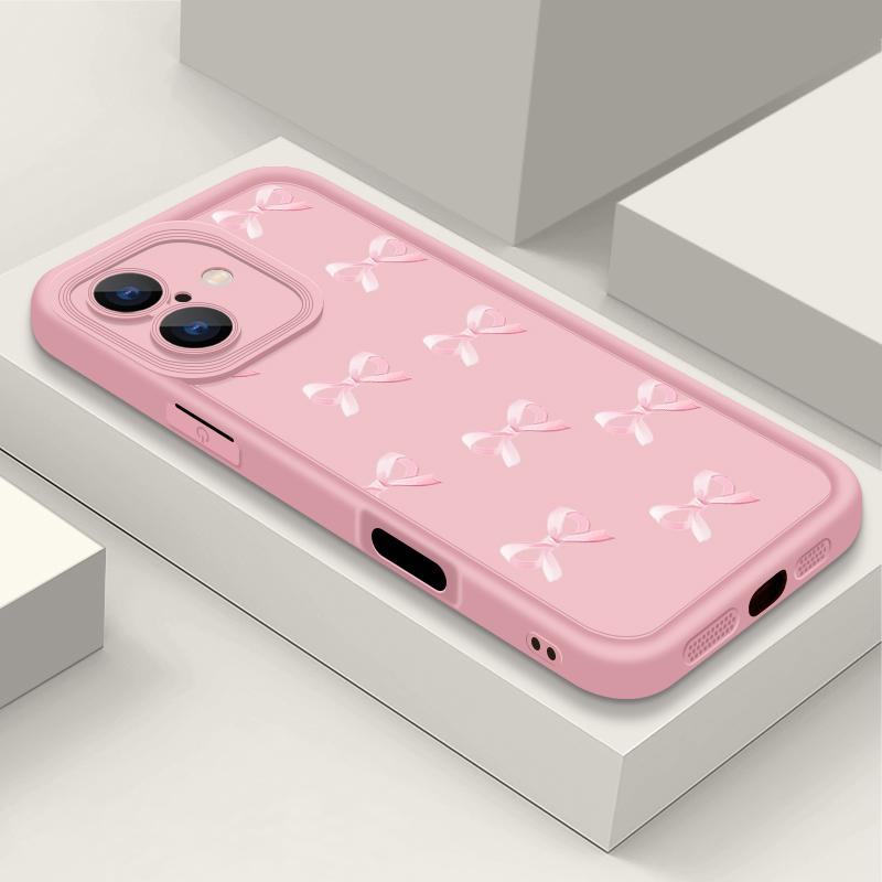 Матовый чехол для телефона TPU с бантом для iPhone 16 Pro Max 15 Pro 14 Plus 13 12 11 XS XR 8 7, защита линз, противоударный мягкий силиконовый чехол-бампер iPhone 16E розовый
Матовый чехол для телефона TPU с бантом для iPhone 16 Pro Max 15 Pro 14 Plus 13 12 11 XS XR 8 7, защита линз, противоударный мягкий силиконовый чехол-бампер iPhone 16E розовый