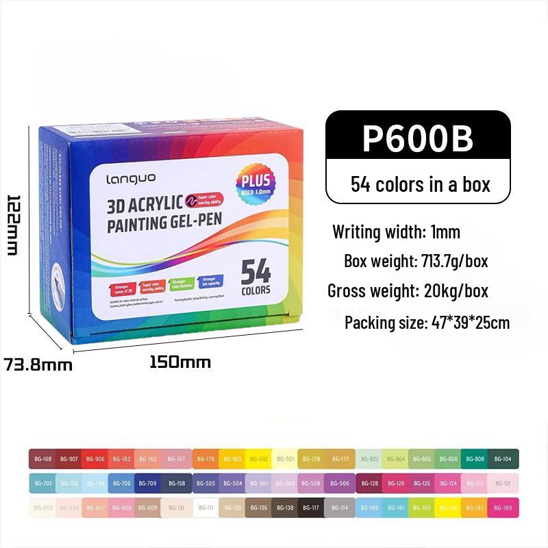 3D Acrylic Glitter Pens: Non-Bleeding, Layerable for Bullet Journals & Art
3D Acrylic Glitter Pens: Non-Bleeding, Layerable for Bullet Journals & Art
