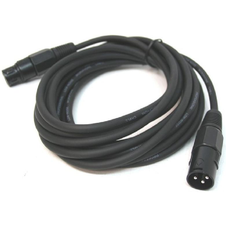 Pro DJ Lighting 3 Pin DMX Light Fixture Control Cable - 100% Copper Shielding
Pro DJ Lighting 3 Pin DMX Light Fixture Control Cable - 100% Copper Shielding