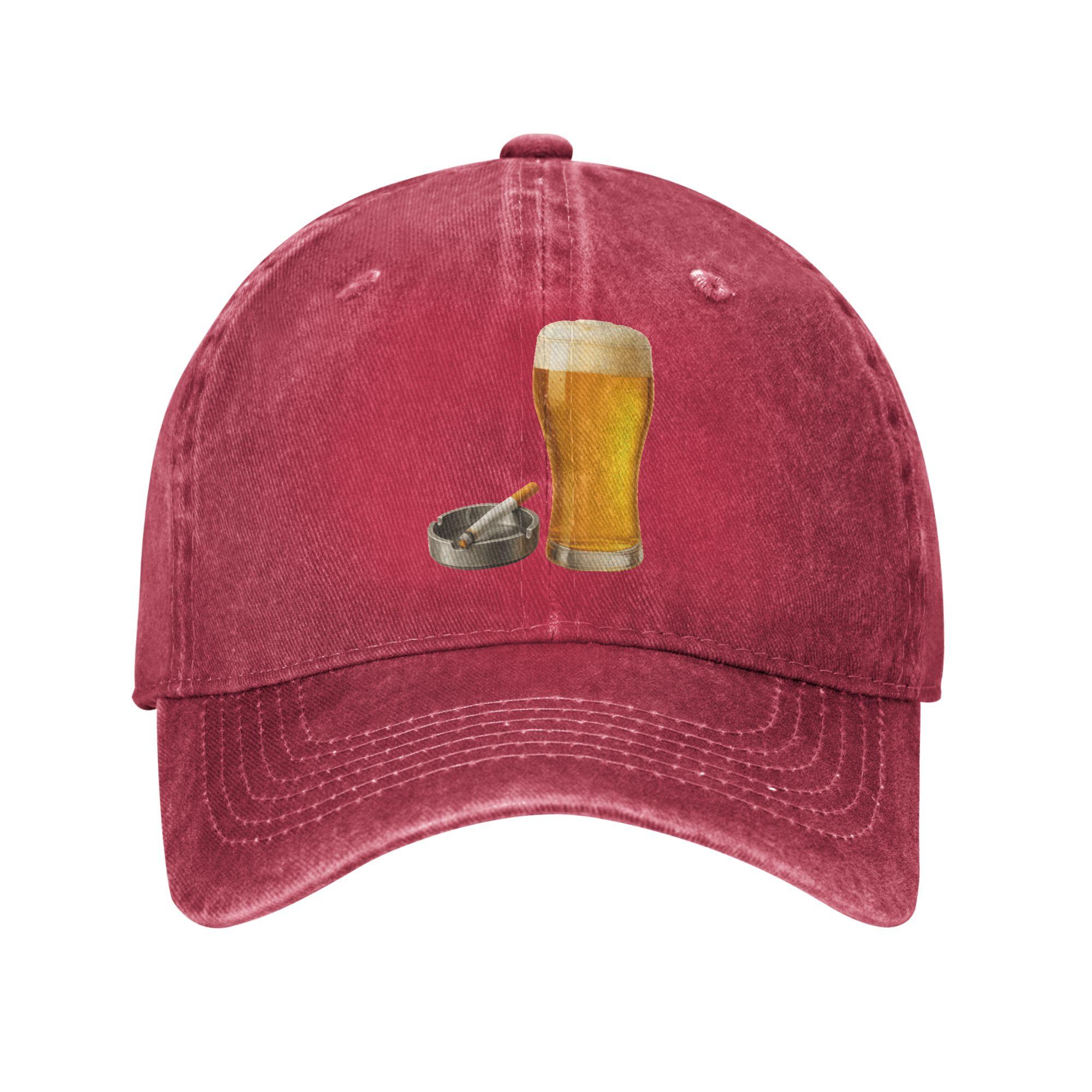 Funny Beer Cigarette Washed Baseball Cap Street Style Sun Trucker Hat Summer Unisex Women Hiking Fishing Baseball Caps One Size
Funny Beer Cigarette Washed Baseball Cap Street Style Sun Trucker Hat Summer Unisex Women Hiking Fishing Baseball Caps One Size