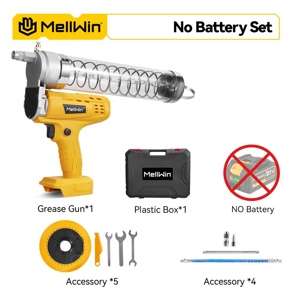 MELLWIN I 82 МПа Электрический шприц для смазки Высокого давления Инжектор для смазочного масла Машина Шприцы для смазки Для аккумулятора Makita 18 В Штифт Without Battery
MELLWIN I 82 МПа Электрический шприц для смазки Высокого давления Инжектор для смазочного масла Машина Шприцы для смазки Для аккумулятора Makita 18 В Штифт Without Battery