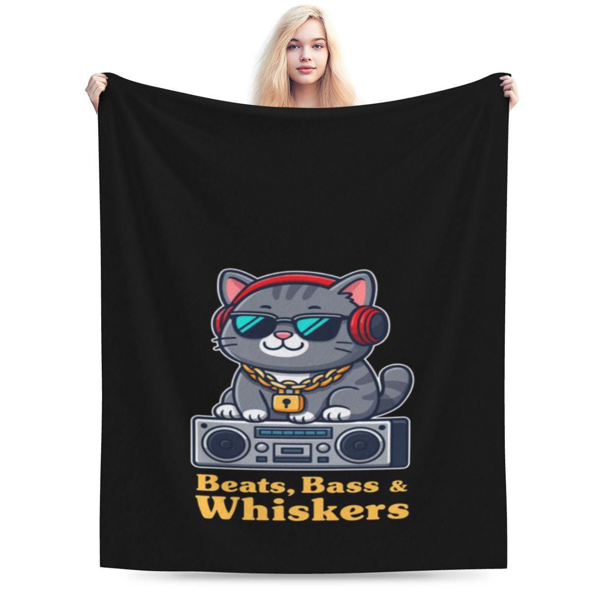 Hiphop Cat Custom Warm Decorate Home An UltraSoft Micro Fleece Blanket 75x100cm 30x40in
Hiphop Cat Custom Warm Decorate Home An UltraSoft Micro Fleece Blanket 75x100cm 30x40in