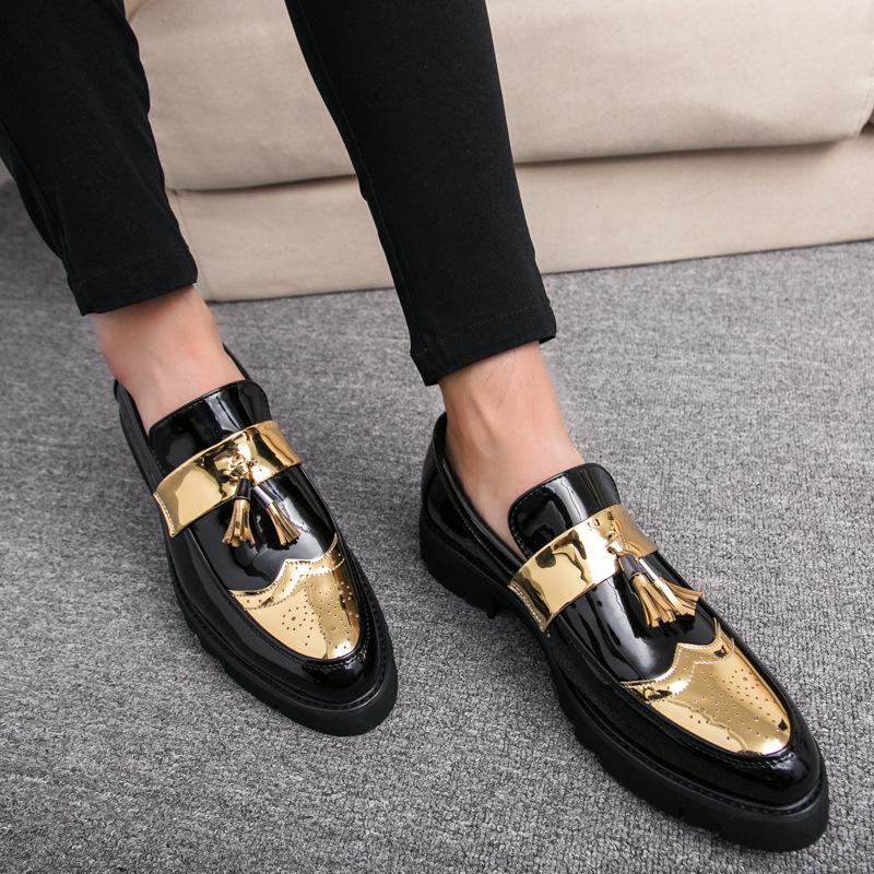 Men s shoes 45 large size new leather shoes fashion men s British style casual leather shoes Korean version foot cover heightening leather shoes 37
Men s shoes 45 large size new leather shoes fashion men s British style casual leather shoes Korean version foot cover heightening leather shoes 37