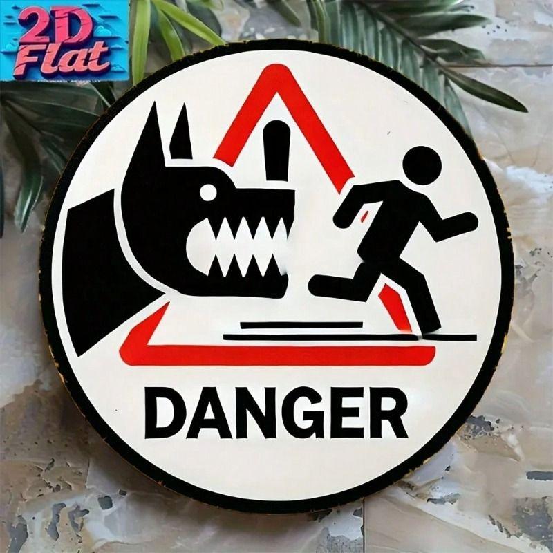 Metal Poster Danger Dog Threat Round 20.32 cm for Wall Home Decor
Metal Poster Danger Dog Threat Round 20.32 cm for Wall Home Decor