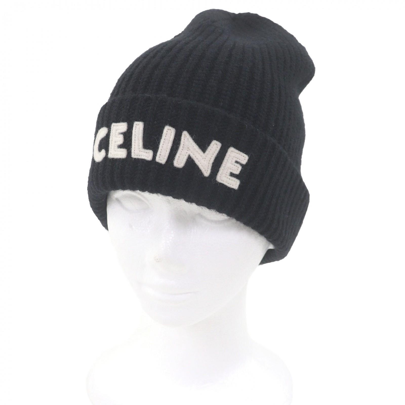 Excellent CELINE Knit cap Logo patch black wool mens 2A25R535Q Used
Excellent CELINE Knit cap Logo patch black wool mens 2A25R535Q Used