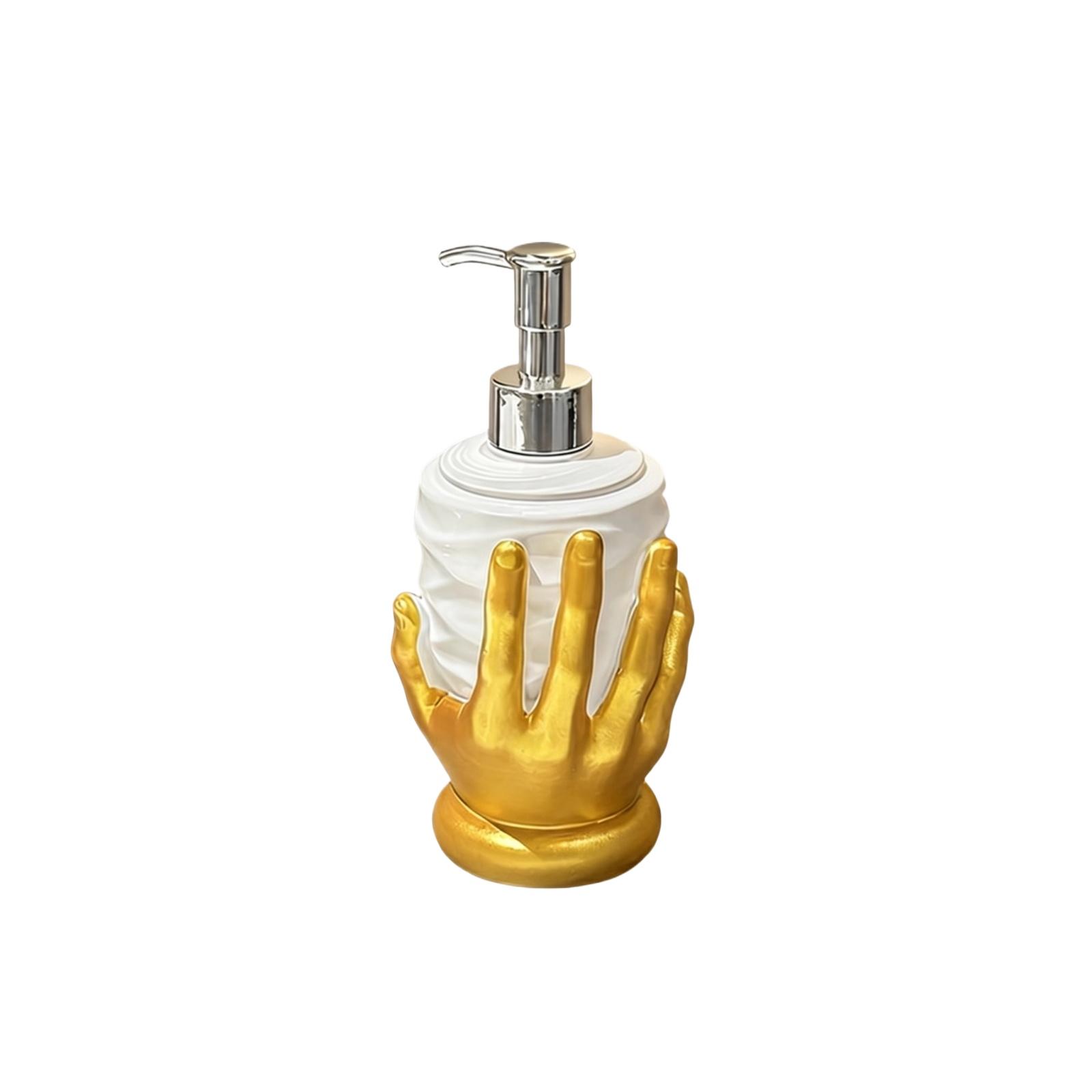 Hand Holding Heart Shaped Dispenser Bottle for Home Decor Resin Material Unique Artistic Ornament for Bathroom Kitchen one size золотий
Hand Holding Heart Shaped Dispenser Bottle for Home Decor Resin Material Unique Artistic Ornament for Bathroom Kitchen one size золотий
