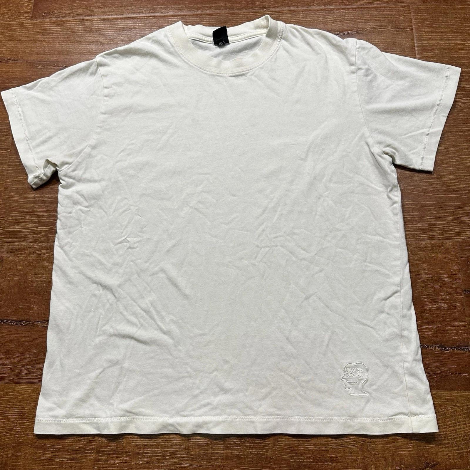 Brain Dead T Shirt Mens S Ivory Short Sleeve Crewneck Minimal Modern Designer L
Brain Dead T Shirt Mens S Ivory Short Sleeve Crewneck Minimal Modern Designer L