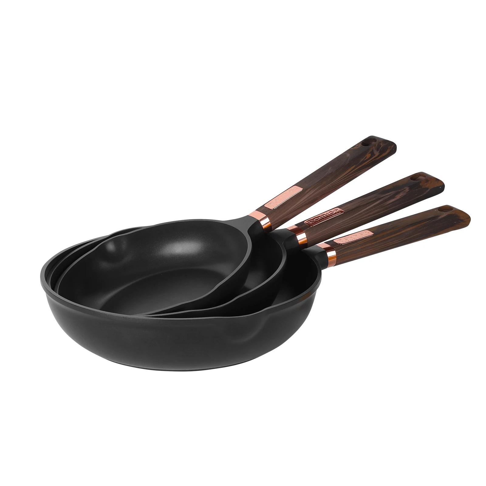 Сковорода с антипригарным покрытием DONNOR 9 и 11 , набор из 3 сковородок для приготовления пищи, совместимых с индукционными плитами, для здорового питания
Сковорода с антипригарным покрытием DONNOR 9 и 11 , набор из 3 сковородок для приготовления пищи, совместимых с индукционными плитами, для здорового питания