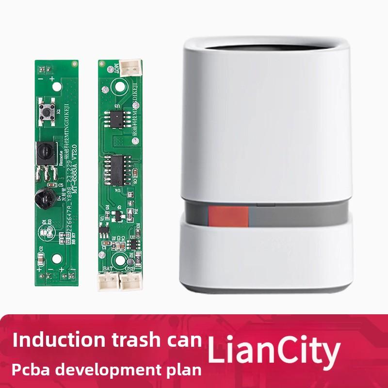 Multifunctional Smart Trash Can Circuit Board - Motion Sensor + Kick Touch + Button Control + Rechargeable, Low Power 52MA
Multifunctional Smart Trash Can Circuit Board - Motion Sensor + Kick Touch + Button Control + Rechargeable, Low Power 52MA