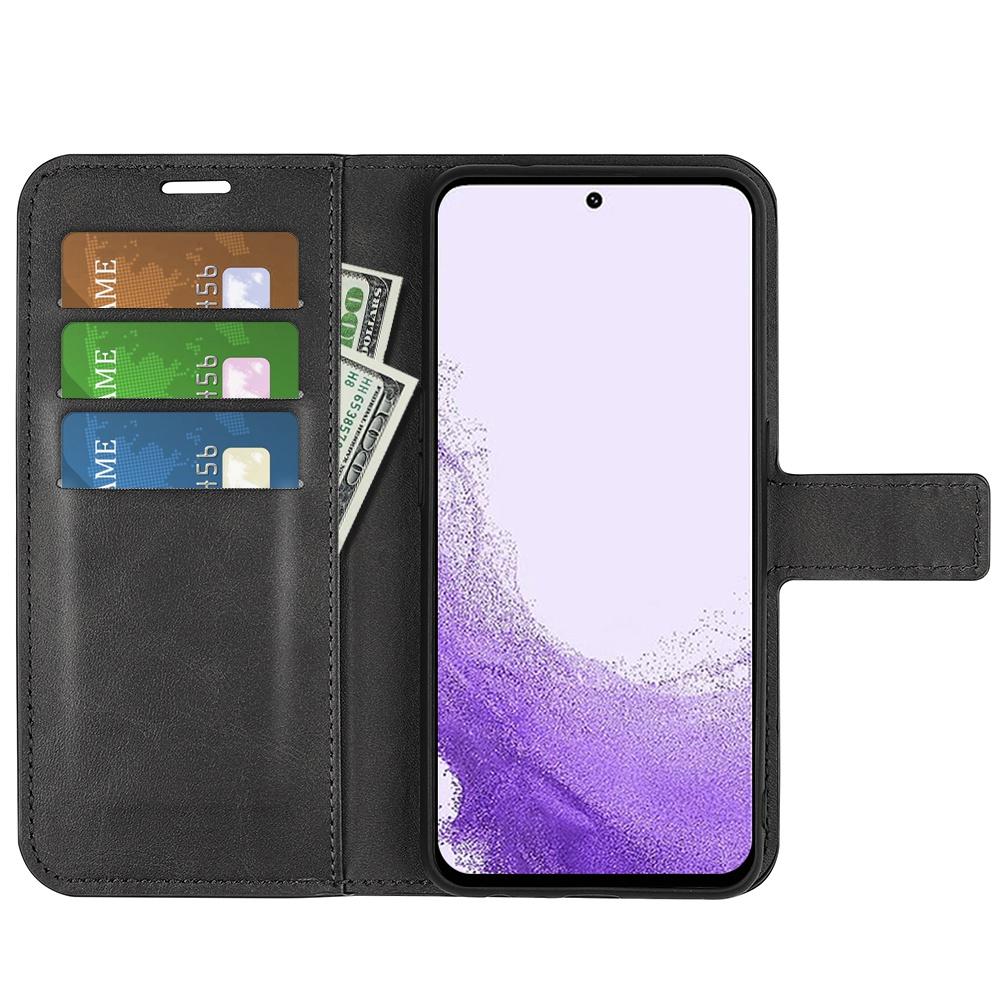 For Samsung Galaxy S23 Calf Texture PU Leather Folio Flip Case Square Magnetic Clasp Phone Stand Wallet Cover Black
For Samsung Galaxy S23 Calf Texture PU Leather Folio Flip Case Square Magnetic Clasp Phone Stand Wallet Cover Black