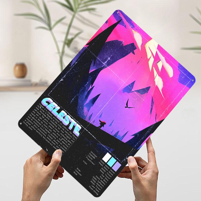 Celeste Game Tinplate Poster Customized Wall Art Vintage Retro Metal Signs for Office Decor Modern Home Decoration Luxury Items 7.9x11.8In(20x30cm)
Celeste Game Tinplate Poster Customized Wall Art Vintage Retro Metal Signs for Office Decor Modern Home Decoration Luxury Items 7.9x11.8In(20x30cm)