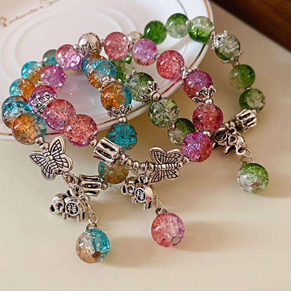 Glass Bead Beaded Bracelet Imitation Silver Wrist Adornment Lustrous Women Bracelet Photo Taken зелёный
Glass Bead Beaded Bracelet Imitation Silver Wrist Adornment Lustrous Women Bracelet Photo Taken зелёный