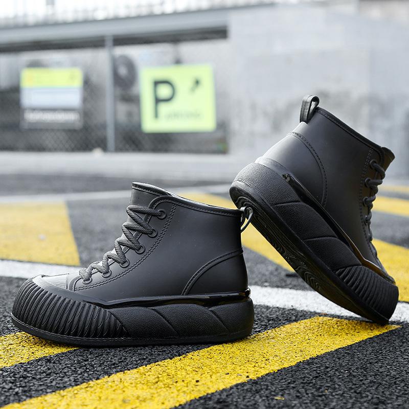 Японская модная дождевая обувь женские короткие велюровые резиновые сапоги с нескользящей водонепроницаемой подошвой водная обувь 36
Японская модная дождевая обувь женские короткие велюровые резиновые сапоги с нескользящей водонепроницаемой подошвой водная обувь 36