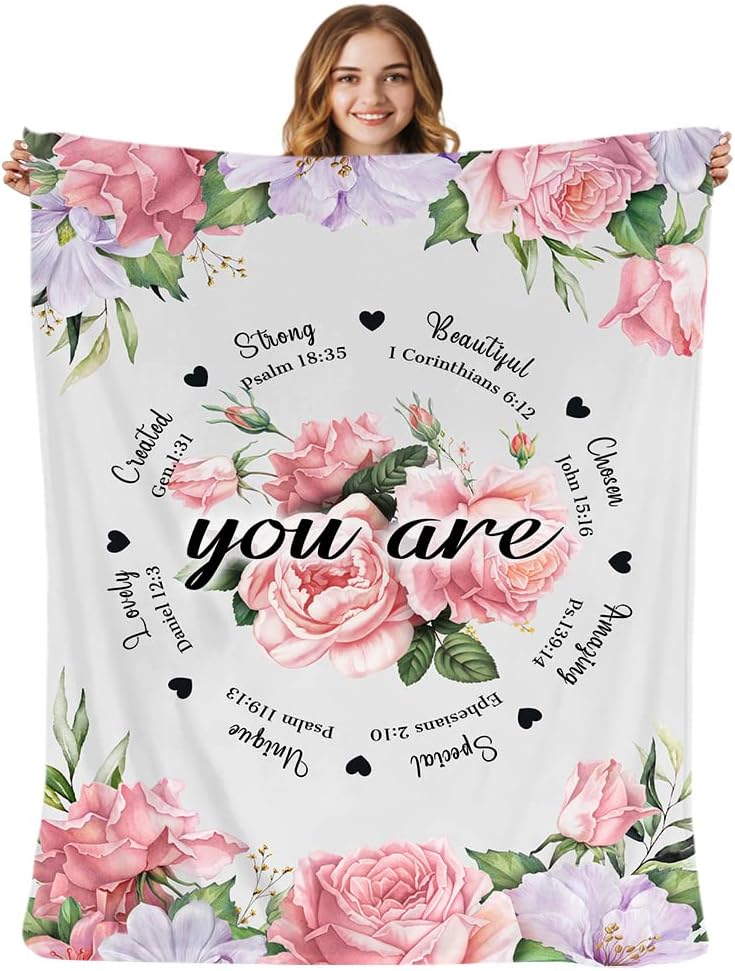 Christian Inspirational Throw Blanket x Perfect Birthday Gifts for Women Catholic Baptism Confirmation Gifts for Mom Sister Go 100x150cm
Christian Inspirational Throw Blanket x Perfect Birthday Gifts for Women Catholic Baptism Confirmation Gifts for Mom Sister Go 100x150cm