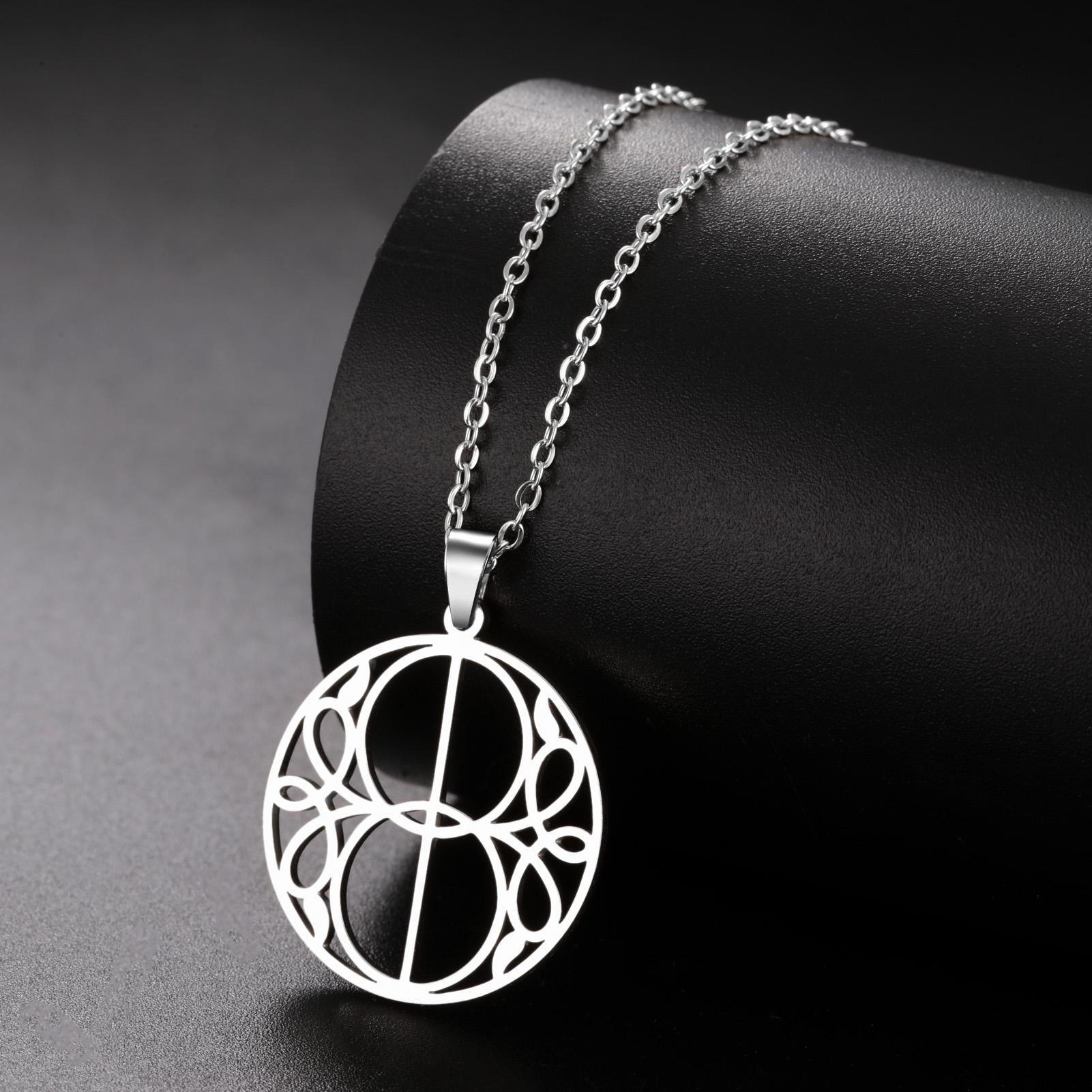 LIKGREAT Retro Chalice Well Pendant Necklace Stainless Steel Sacred Symbol of Avalon Feminine Blessing Energy Amulet Jewelry New
LIKGREAT Retro Chalice Well Pendant Necklace Stainless Steel Sacred Symbol of Avalon Feminine Blessing Energy Amulet Jewelry New