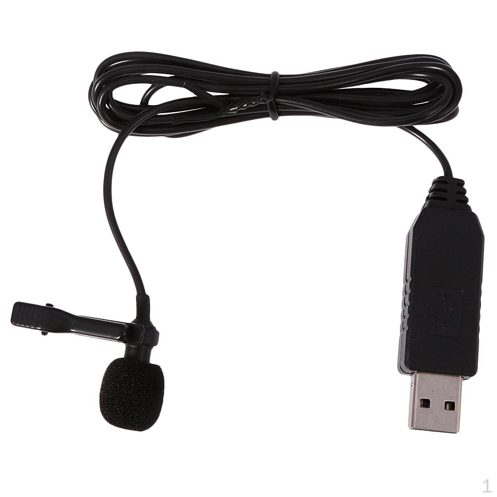 -on USB clip de solapa Lapel Condenser Microphone Mic for PC Internet
-on USB clip de solapa Lapel Condenser Microphone Mic for PC Internet