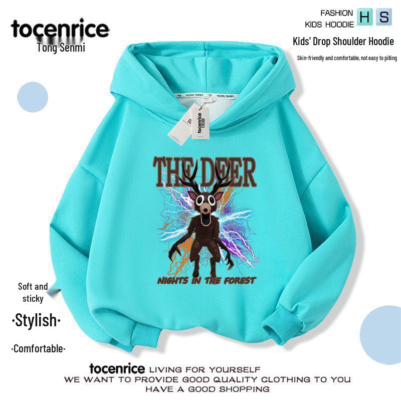 New 99Nights in the Forest Autumn/Winter Unisex Hooded Sweatshirt for Kids - Trendy Medium to Older Age Style 140 cm (130-140 cm)
New 99Nights in the Forest Autumn/Winter Unisex Hooded Sweatshirt for Kids - Trendy Medium to Older Age Style 140 cm (130-140 cm)