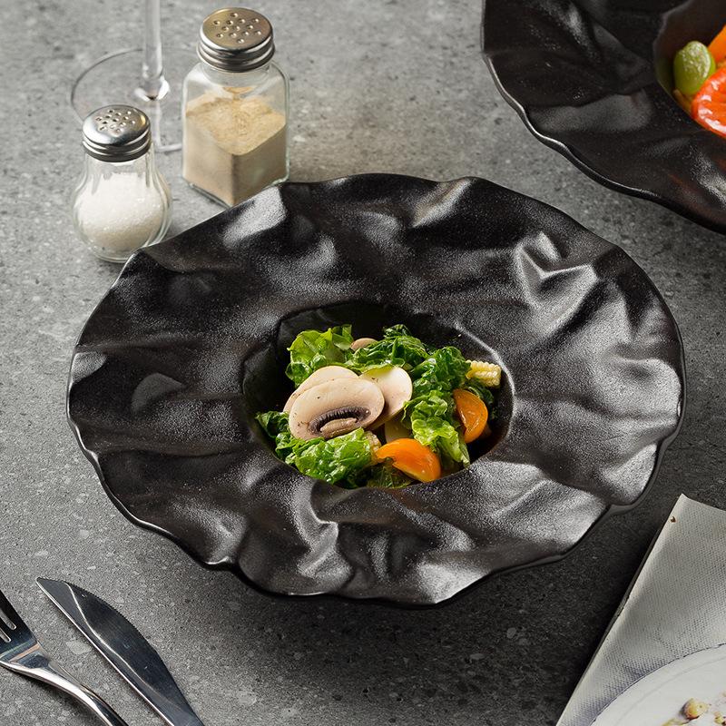 Ceramics Dinner Plate Matte Soup Basins Creative Household Tableware Irregular Shaped Salad Bowl Snacks Dessert Cake Plate
Ceramics Dinner Plate Matte Soup Basins Creative Household Tableware Irregular Shaped Salad Bowl Snacks Dessert Cake Plate