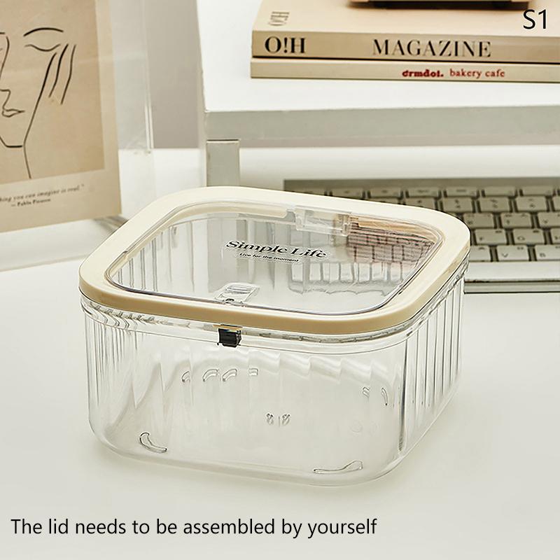 Пресс-тип Настольный мусорный контейнер Удобный пластиковый прозрачный ящик для хранения Настольный органайзер Офисные принадлежности S серый
Пресс-тип Настольный мусорный контейнер Удобный пластиковый прозрачный ящик для хранения Настольный органайзер Офисные принадлежности S серый