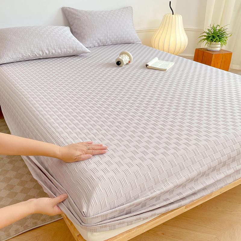 2024 New 5a Grade Antibacterial Waffle Jacquard Color Woven Bed Sheet Pillow Case Piece
2024 New 5a Grade Antibacterial Waffle Jacquard Color Woven Bed Sheet Pillow Case Piece