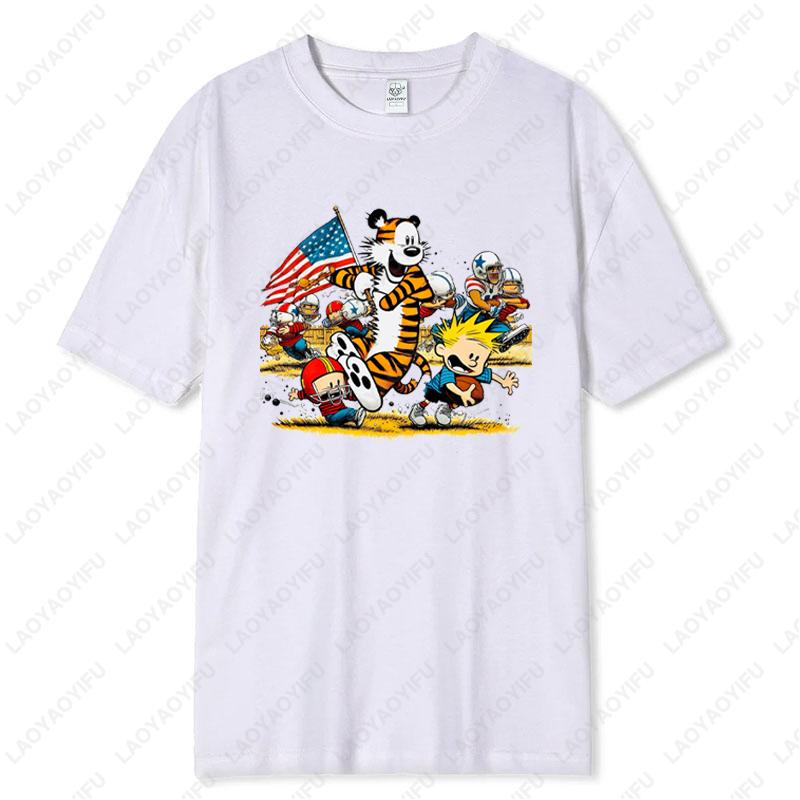 Calvin and Hobbes Rugby Graphic Tshirt Cotton for Men Women Vintage Cartoon Character Print Tees Soft Breathable Loungewear Tops S разноцветный
Calvin and Hobbes Rugby Graphic Tshirt Cotton for Men Women Vintage Cartoon Character Print Tees Soft Breathable Loungewear Tops S разноцветный
