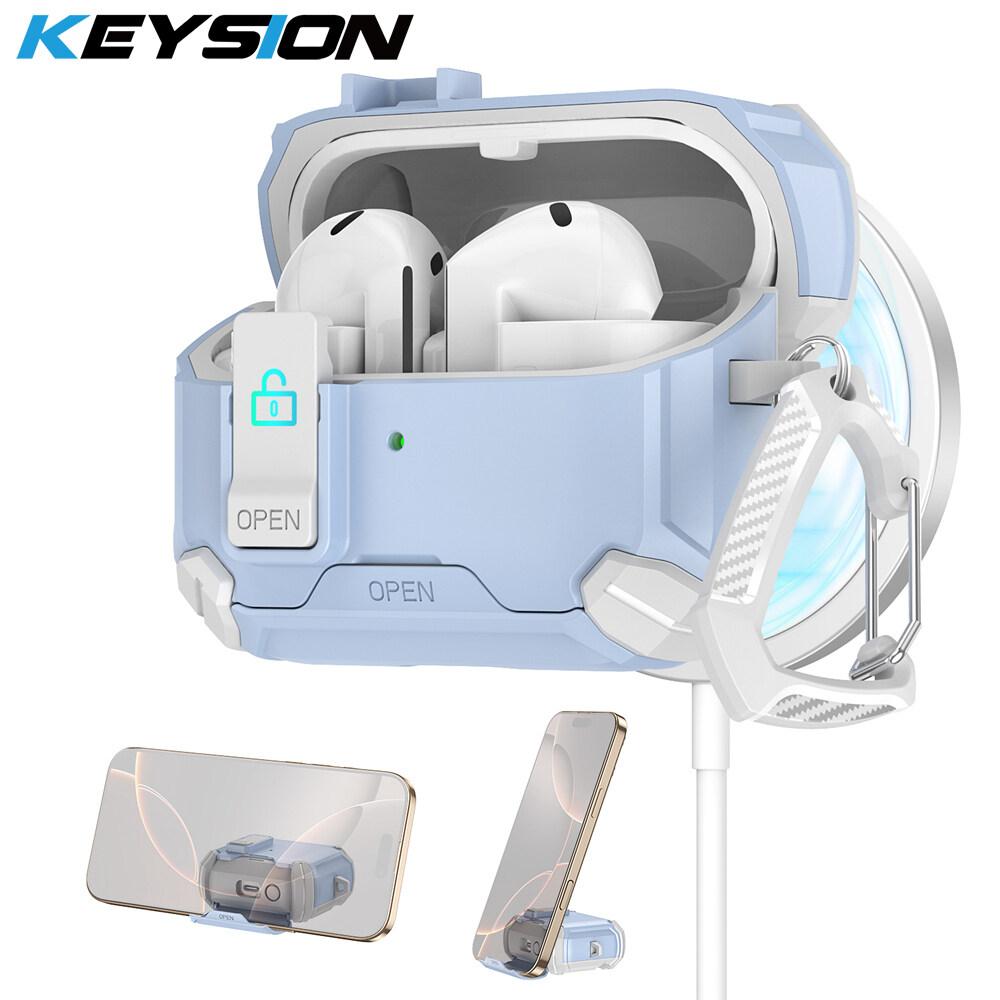 KEYSION Magnetic Automatic Switch Earphone Case for Samsung Galaxy Buds 3 Pro 3 FE Shockproof Phone Stand Hook Headphone Cover for Galaxy Buds3
KEYSION Magnetic Automatic Switch Earphone Case for Samsung Galaxy Buds 3 Pro 3 FE Shockproof Phone Stand Hook Headphone Cover for Galaxy Buds3