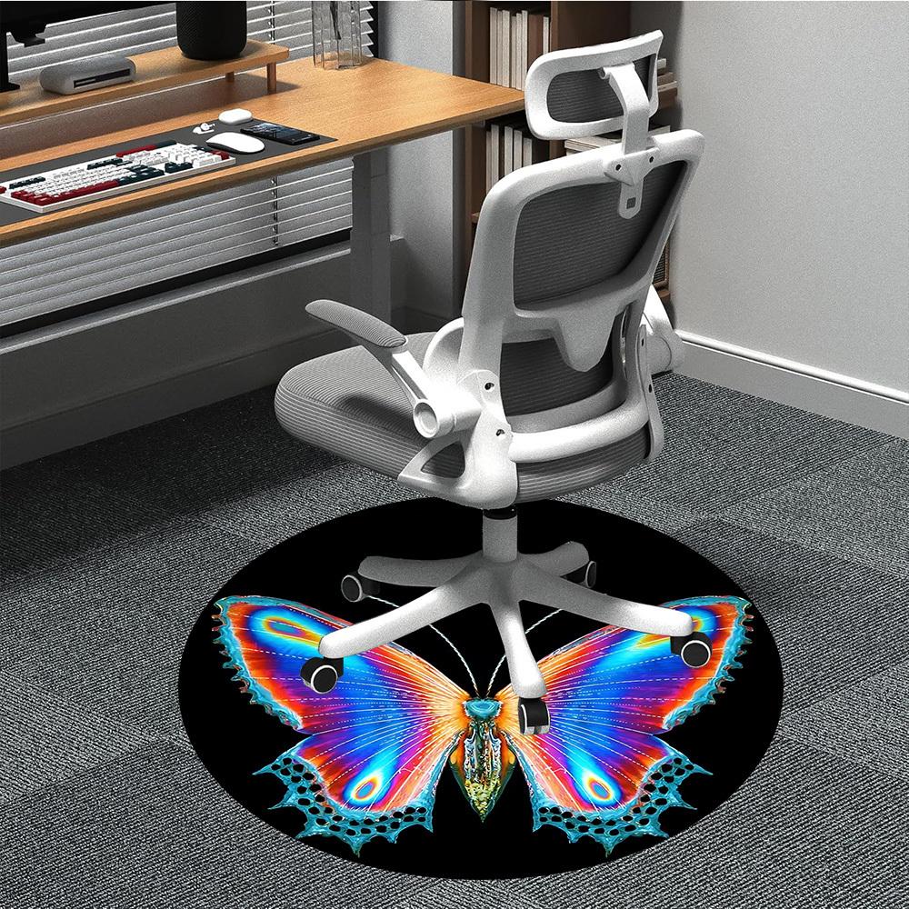 1pc Butterfly Print Chair Carpet for Office, Round Non Slip Durable Large Size Office Carpet, Suitable for Office 80cm
1pc Butterfly Print Chair Carpet for Office, Round Non Slip Durable Large Size Office Carpet, Suitable for Office 80cm