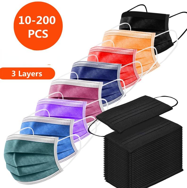 10-200PCS Взрослая маска для рта Одноразовая маска для лица Маска 3 слоя Против пыли Mascarillas CE Homologadas
10-200PCS Взрослая маска для рта Одноразовая маска для лица Маска 3 слоя Против пыли Mascarillas CE Homologadas