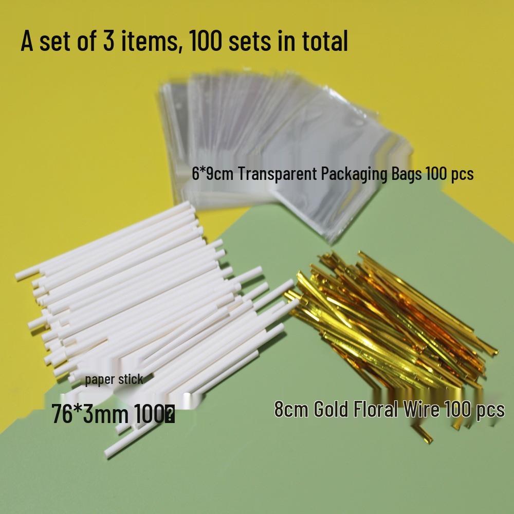 Three-Piece Lollipop Paper Stick Set 5 Silk
Three-Piece Lollipop Paper Stick Set 5 Silk