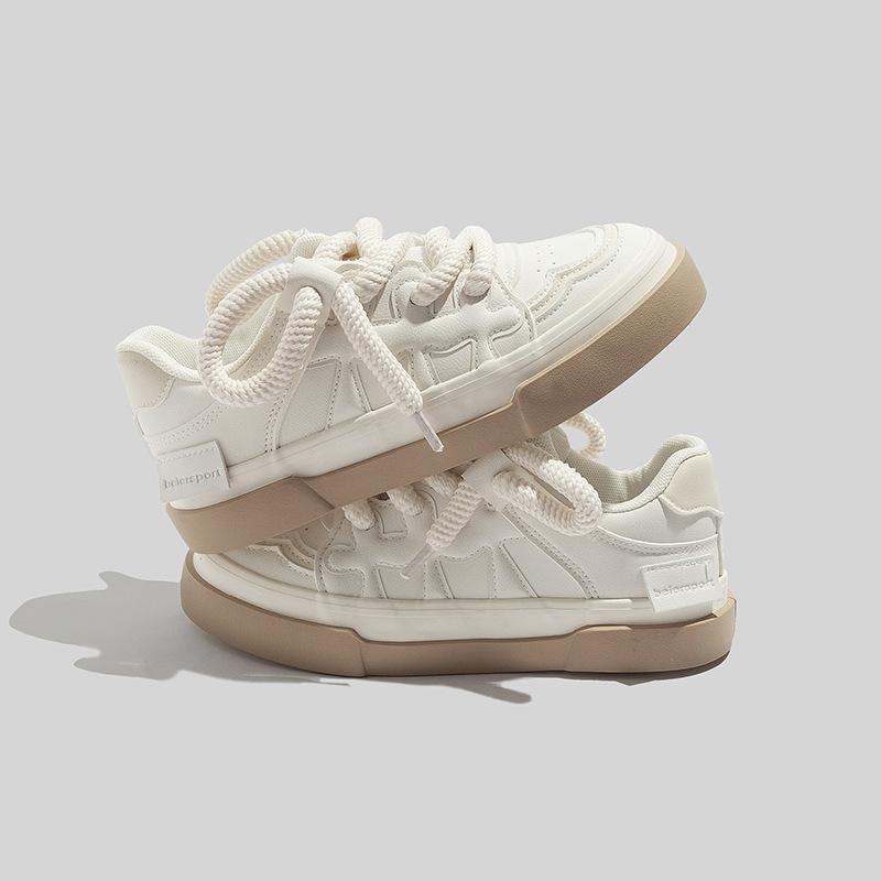 Belle American board shoes popular manufacturers send niche original design platform white shoes tide 6501 40
Belle American board shoes popular manufacturers send niche original design platform white shoes tide 6501 40