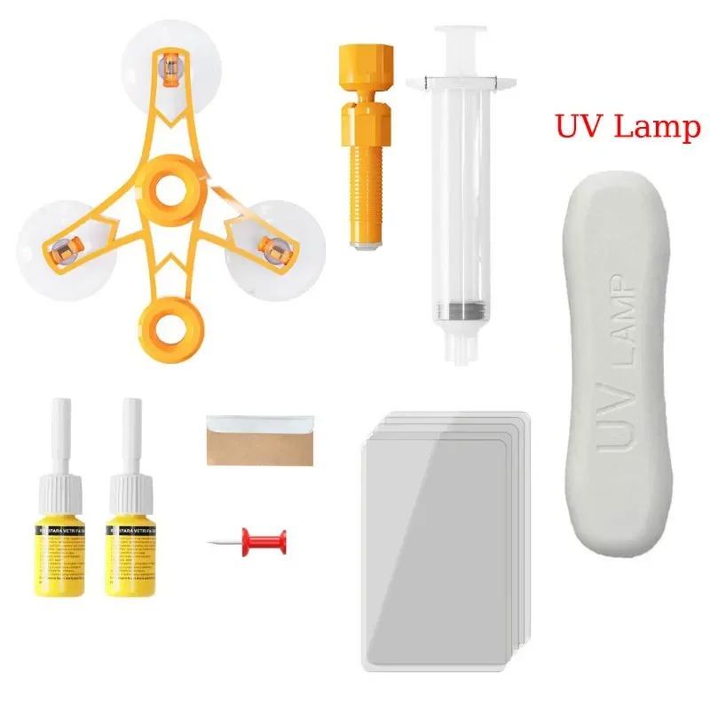 Комплект для ремонта лобового стекла, быстрое исправление трещин в автомобиле, герметик для лобового стекла, полимерный герметик, сделай сам, полировка оконного экрана, восстановление трещин, царапин
Комплект для ремонта лобового стекла, быстрое исправление трещин в автомобиле, герметик для лобового стекла, полимерный герметик, сделай сам, полировка оконного экрана, восстановление трещин, царапин