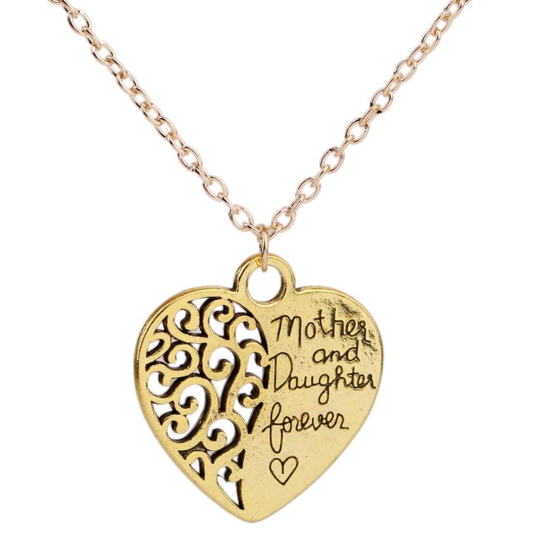 Мода мати і дочка любов назавжди порожнє серце кулон намисто День матері подарунок золотий
Мода мати і дочка любов назавжди порожнє серце кулон намисто День матері подарунок золотий