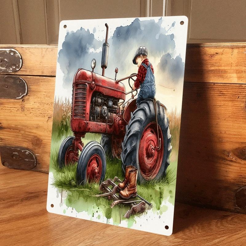1 piece of retro children s tractor tin painting, country style home wall decoration, living room, bedroom, entryway, nostalgic (as the picture,20x30cm)
1 piece of retro children s tractor tin painting, country style home wall decoration, living room, bedroom, entryway, nostalgic (as the picture,20x30cm)