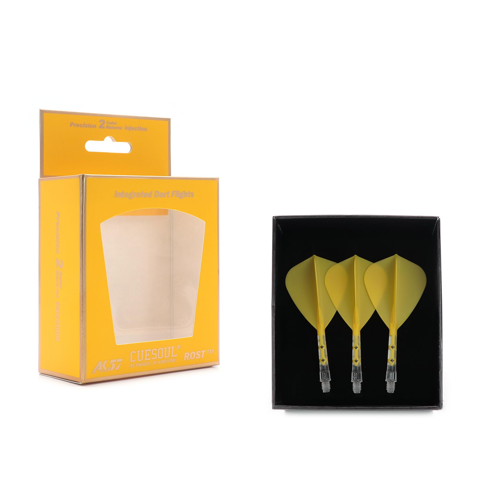 CUESOUL ROSTAK57 T19 Series Dual Material Mixed Shaft Integrated Flight Kite Shape Series Set of 3 Two-Tone (Yellow) CS-AK57FZ7M жовтий
CUESOUL ROSTAK57 T19 Series Dual Material Mixed Shaft Integrated Flight Kite Shape Series Set of 3 Two-Tone (Yellow) CS-AK57FZ7M жовтий