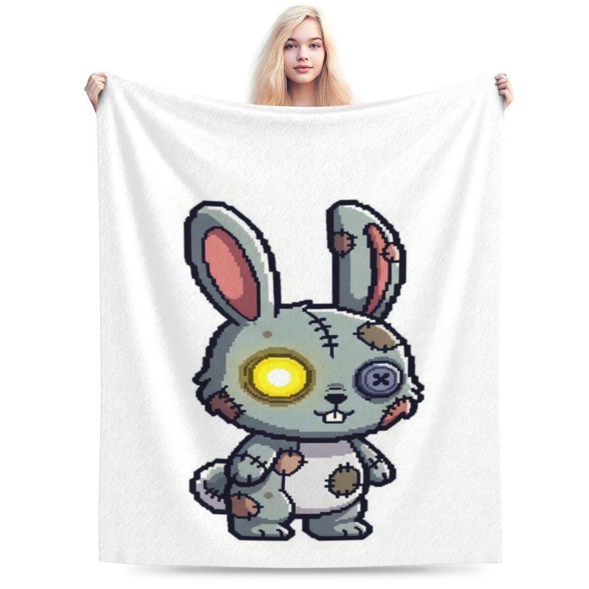 Zombie Rabbit Plushie Creepy Cute Pixel Art Personalized Soft Decorate Home An UltraSoft Micro Fleece Blanket 75x100cm 30x40in
Zombie Rabbit Plushie Creepy Cute Pixel Art Personalized Soft Decorate Home An UltraSoft Micro Fleece Blanket 75x100cm 30x40in