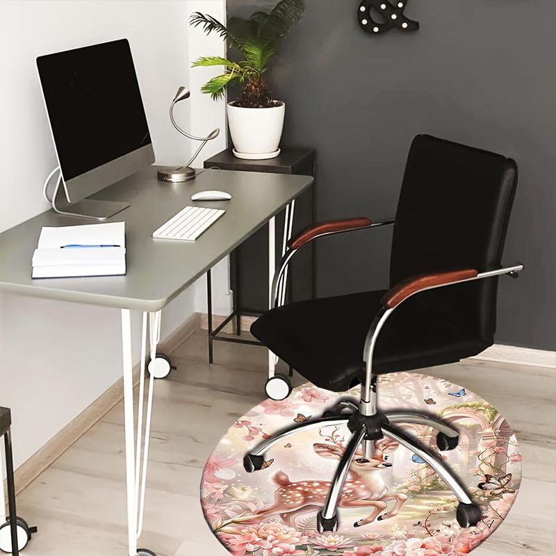 1PC Deer Fantasy Non-Slip Floor Round carpet, Office, family, bedroom, Large Area Rug Indoor Rugs, Durable Polyester-L0391 80cm by 80cm
1PC Deer Fantasy Non-Slip Floor Round carpet, Office, family, bedroom, Large Area Rug Indoor Rugs, Durable Polyester-L0391 80cm by 80cm